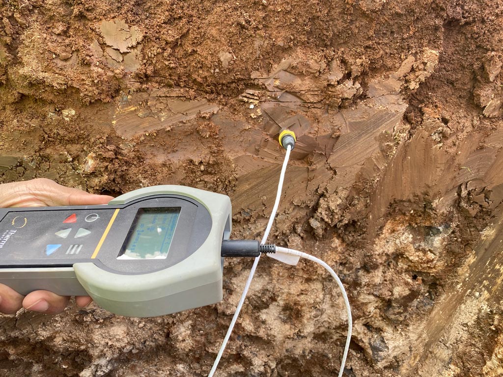 Thermal resistivity field testing